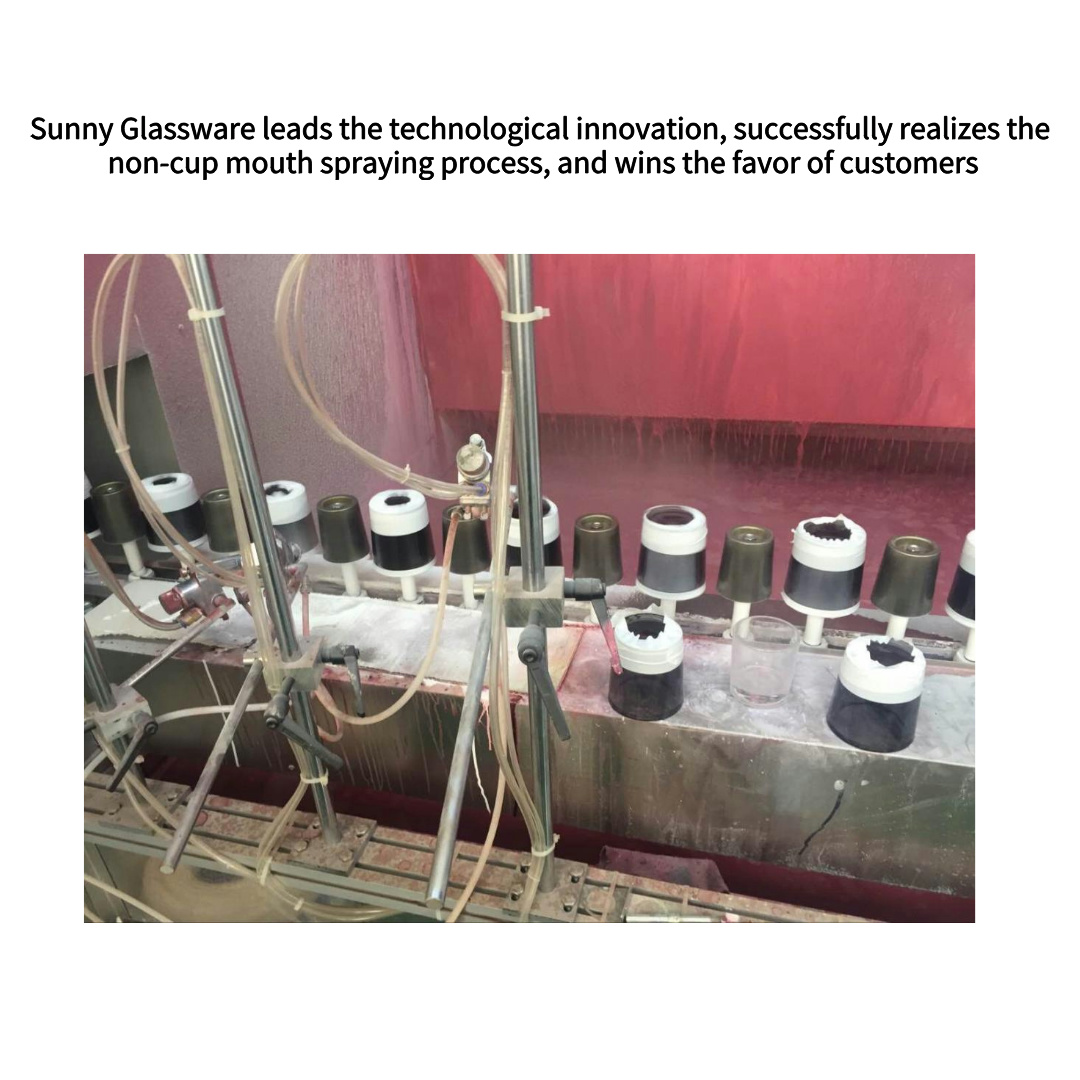Sunny Glassware conduce inovația tehnologică, realizează cu succes pulverizarea în gură fără ceașcă