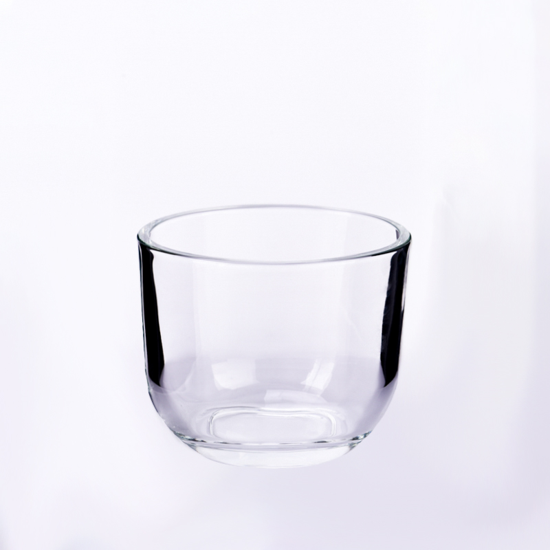 20oz oval glass candle vessels
