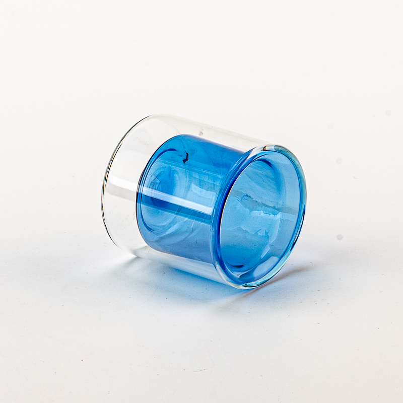 Glerbollur soja kertastími Hár borosilicate tvöfalt lag heildsölu