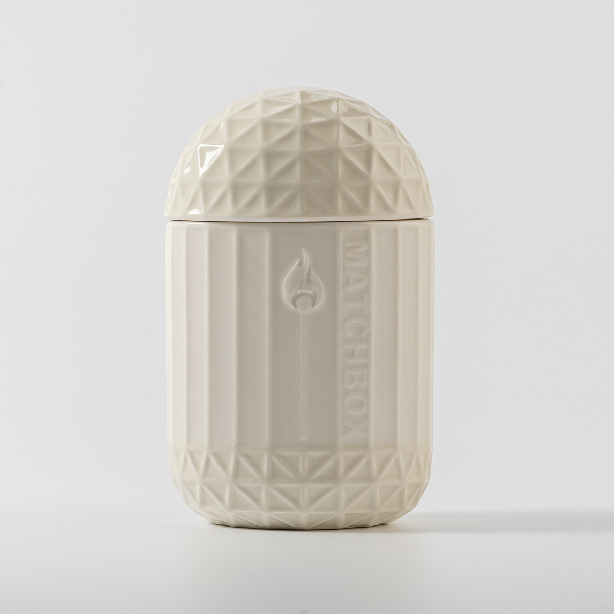 Logo all'ingrosso Jarti matchstick in ceramica vuoto con coperchio in ceramica