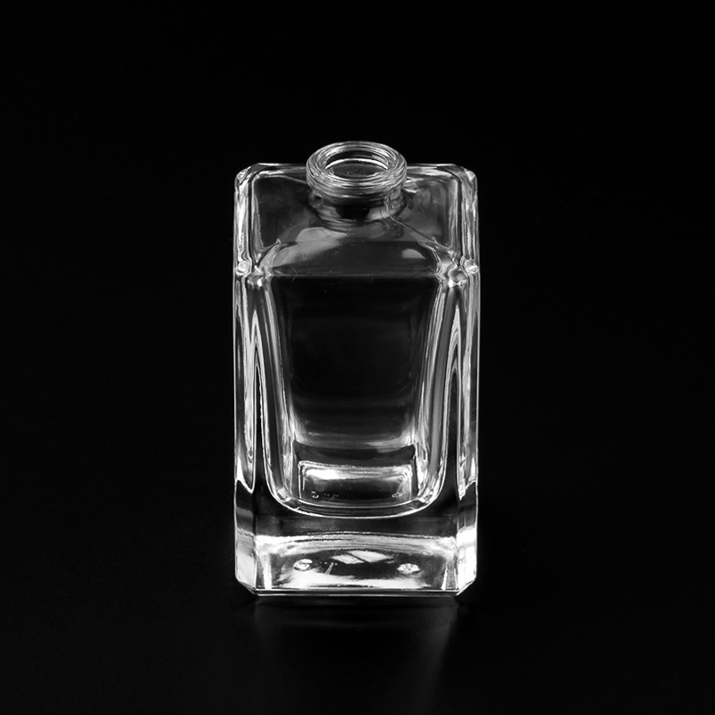 luksuriøs 35 ml tom firkantet glass parfymeflaske