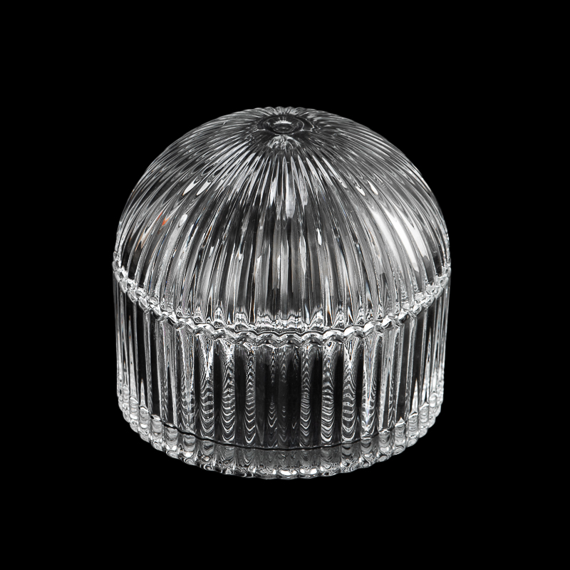luxury 7oz glass dome candle holder