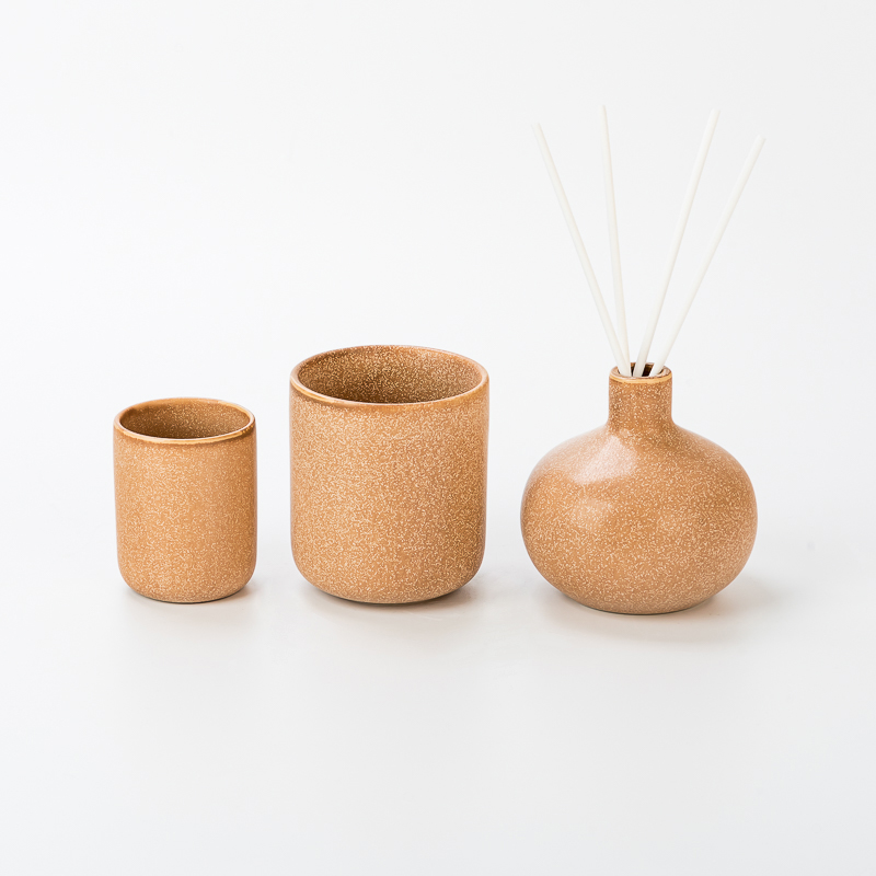 Dobavljač 420 ml prilagođeni starinski keramički svijećnjak