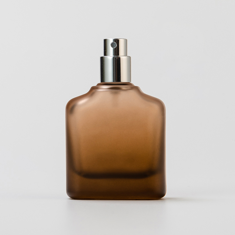 Buidéal Cumhráin Gloine Donn Frosted 30ml Mórdhíola le haghaidh Cumhráin Baile