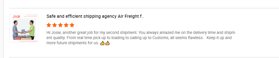 Why is Sunny Worldwide Logistics always recommended by old customers in the Philippines?