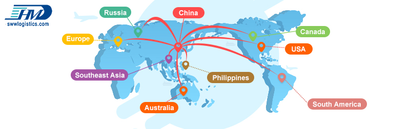 Shipping to Philippines transport to Manila airport from China air freight with customs clearance service, Sunny Worldwide Logistics
