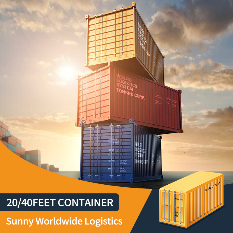 Contenedores refrigerados usados ​​Swwls de 20 pies a la venta desde China a Canadá Reino Unido a puerta agente de envío envío marítimo