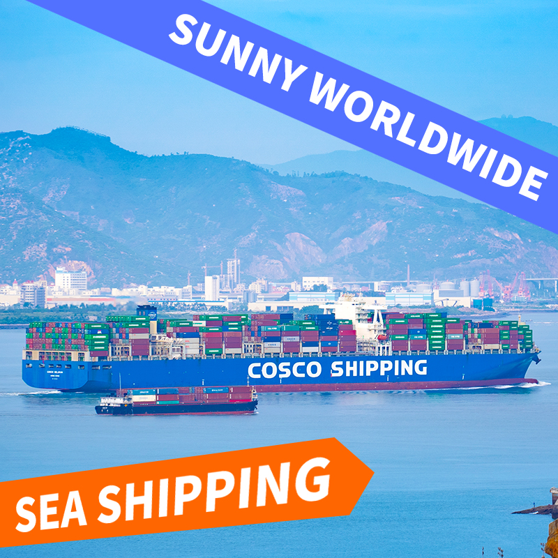 Despachante de frete marítimo, despachante da China para os EUA, serviços de logística de contêineres FCL