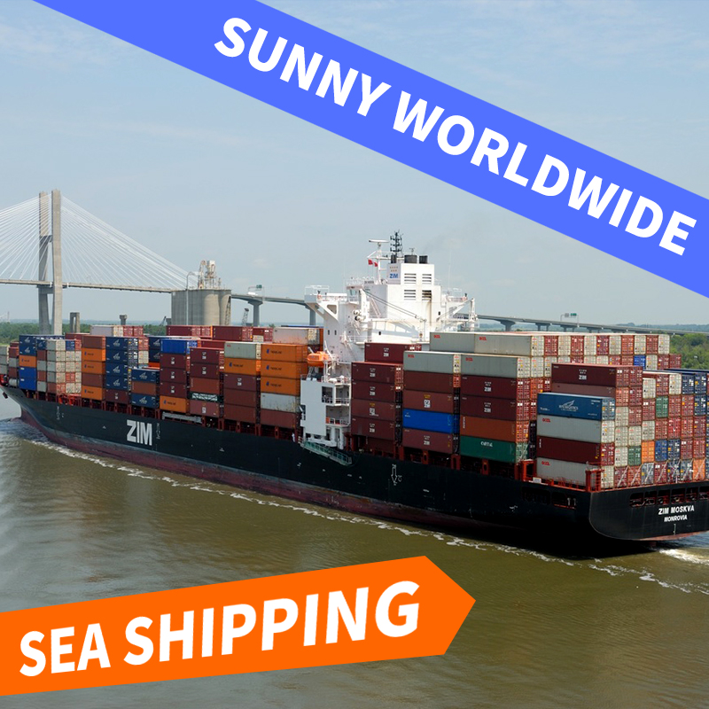 Transporte marítimo desde China al almacén del transitario marítimo de Estados Unidos en Shenzhen