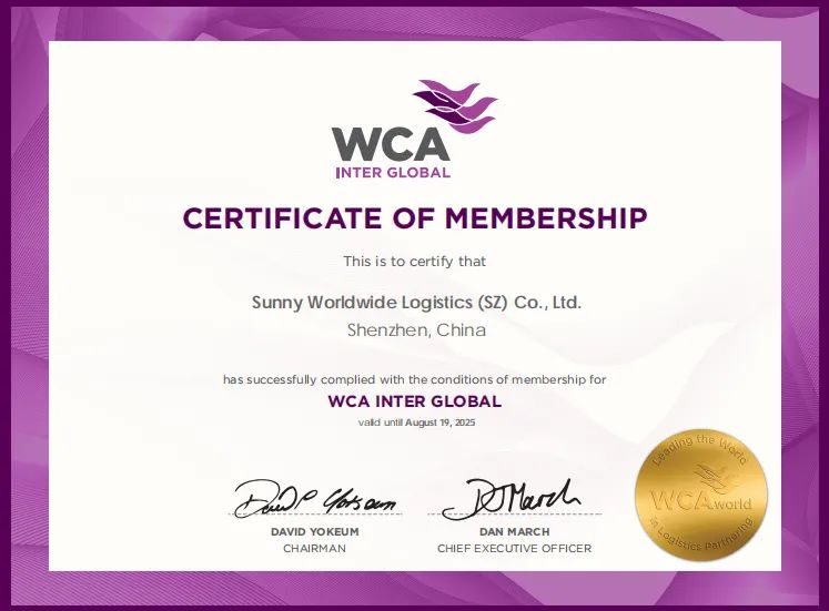 Sunny Worldwide Logistics membuat penampilan sulung di acara global WCA (World Cargo Alliance) di Dubai, Emiriah Arab Bersatu