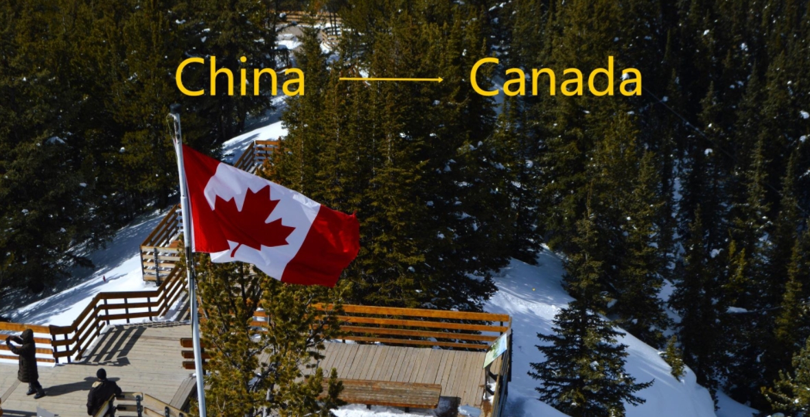Penghantaran dari China ke Kanada