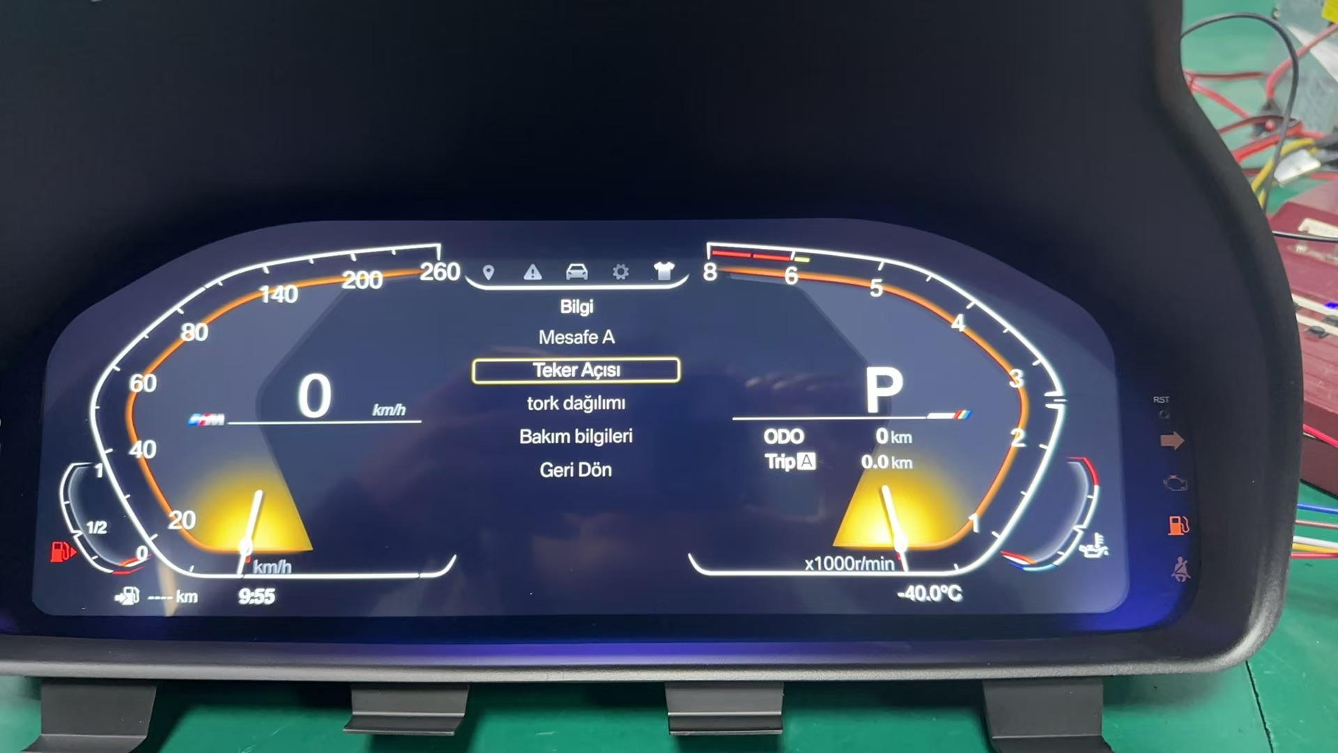 Tela de luz azul de 12,3 polegadas 1 GB (RAM)  4 GB (ROM) BMW F10 INDASH LCD