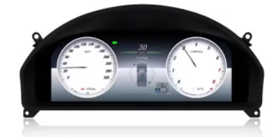 Lcd 720p painel display medidor automático instrumento digital cluster para mercedes benz glk 2008-2015