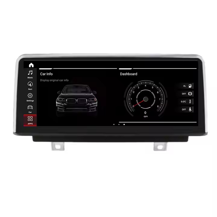 Rádio Navi do Android 13 CAR 13-CORE para BMW F30 F31 F32 F33 F34 F36 2013-2017 FM Wave Band Bt Sim Wifi CarPlay Multimedia Touch