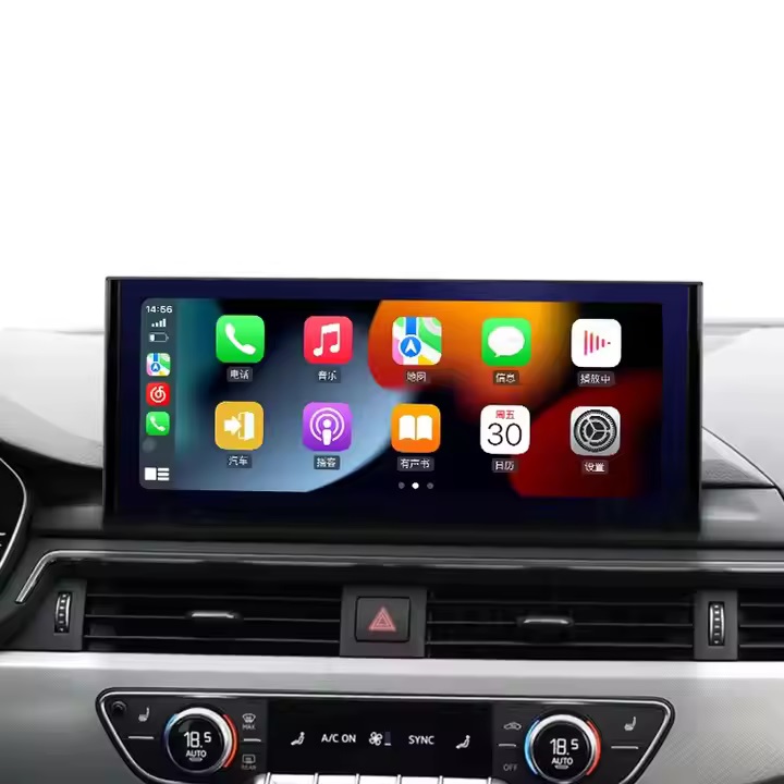 Navegação de carros de 12,3 polegadas para Audi A4 2017-2018 Android Car Radio