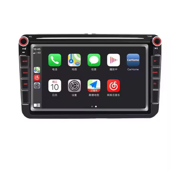 8 polegadas 2 DIN GPS CARPLAY SCREEN TOQUE TAMPLE
