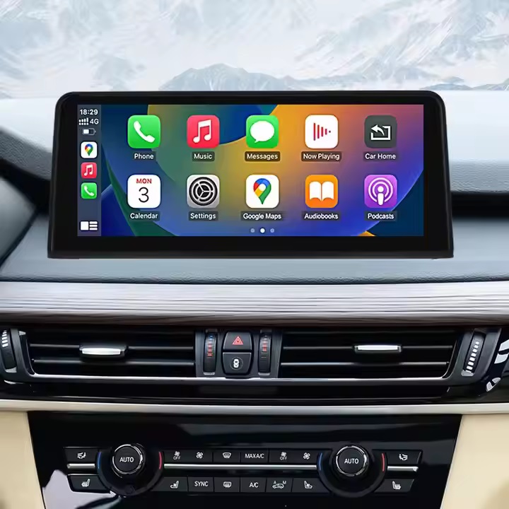 1920*720 Resolution Display Stereo GPS Navigation Car Radio 10.25/12.3 Linux Carplay Screen for BMW X5 F15 2014-2016 NBT