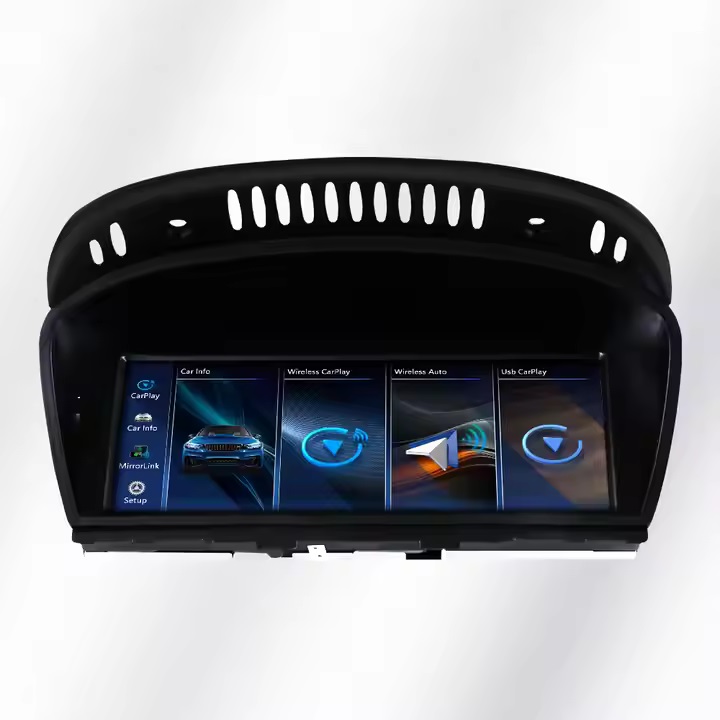 8,9 pollici Linux Car Schermo Audio CarPlay MultiMedia GPS Head Stereo Stereo per BMW E60 E61 E92 BT DSP