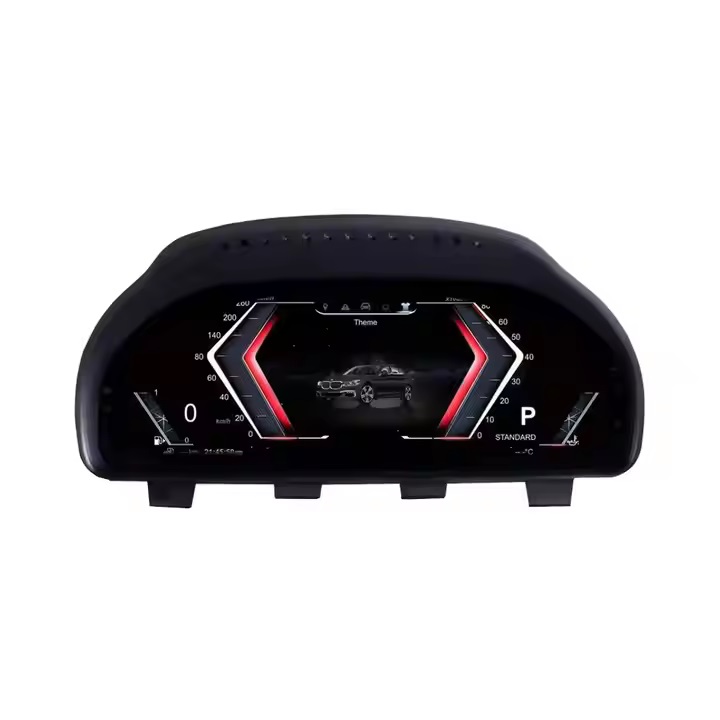 Tableau d'instruments à écran IPS Tac à écran LCD de 12,3 pouces Tableau d'instrument de tableau de bord Diguct SpeedBerter Cluster pour BMW Série 5 F10 2011-2017