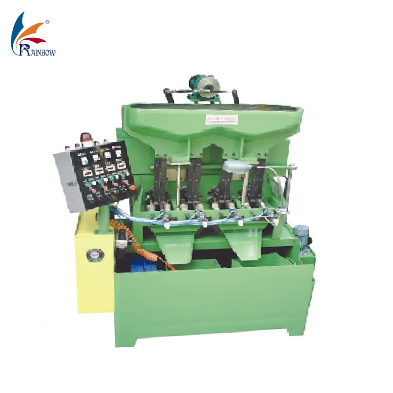 High capacity 4 spindle nut tapping machine for hex and flange nuts