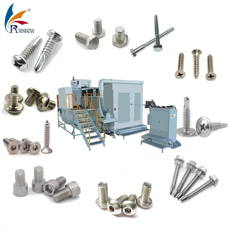 Macchina per forgiatura a freddo da M3 a M40 con toolling diverso