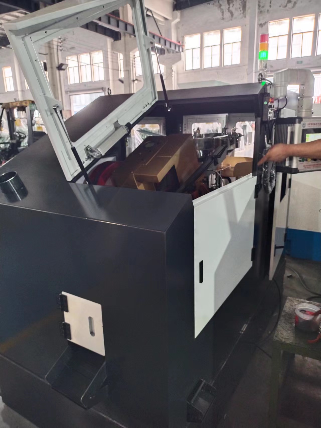 Fastener Industry Thread Rolling Machine Screw Threading Machine for Six Hex Bolt