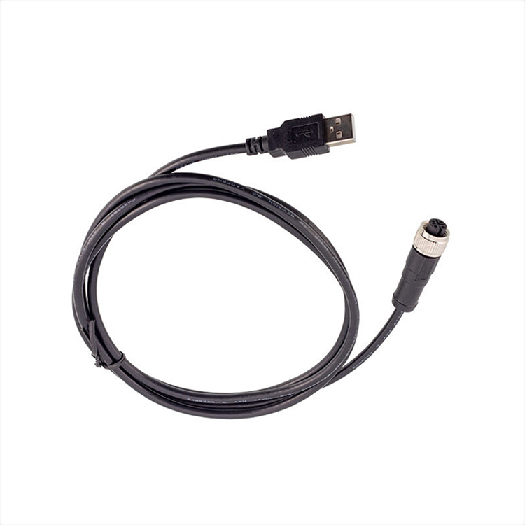 M12 male to USB cable China supplier,M12 female to USB cable China ...