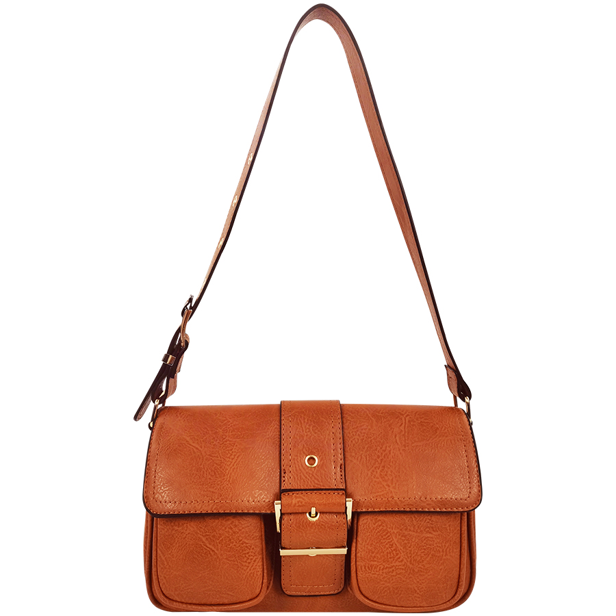 Brown hand bag