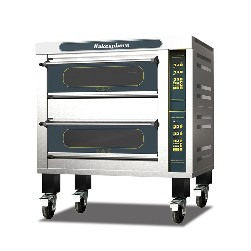 Double Deck Gas Oven Bakery Baking Oven for Bread Pizza