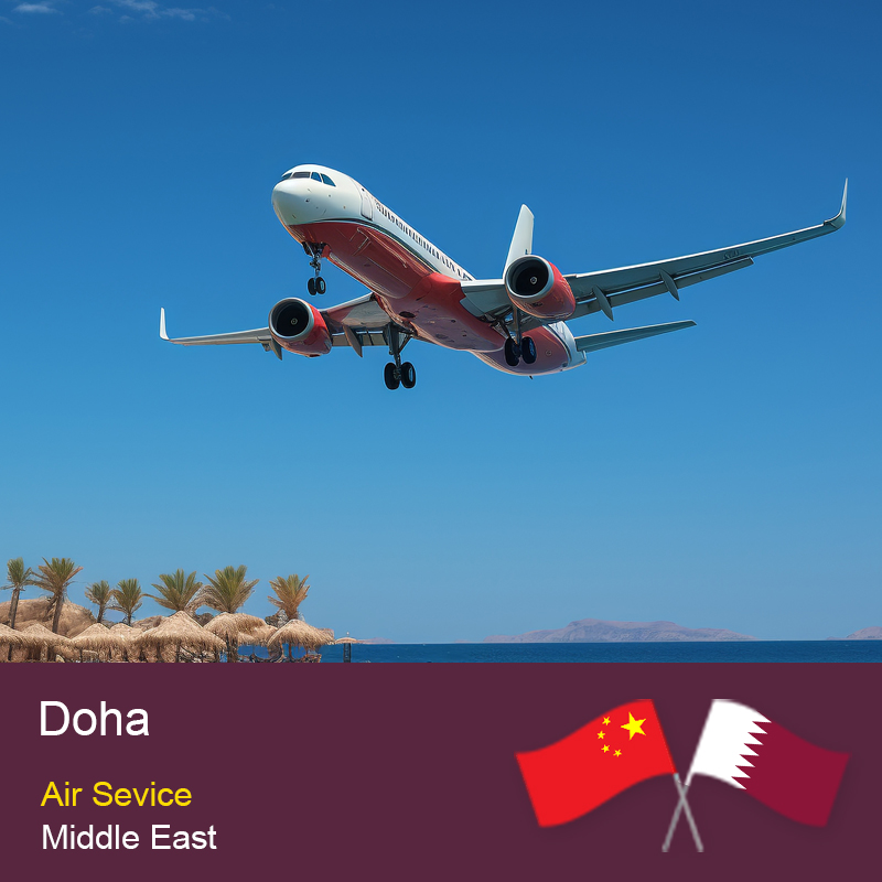 Fraillage aérien du Moyen-Orient: Chine directe à Doha, Qatar