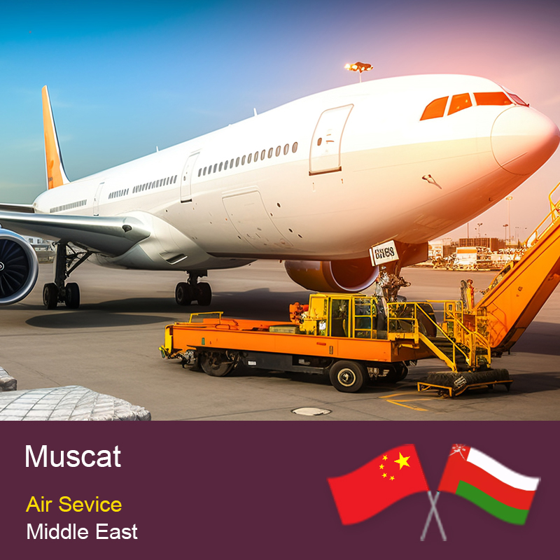 Service de fret aérien efficace de la Chine à Muscat, Oman