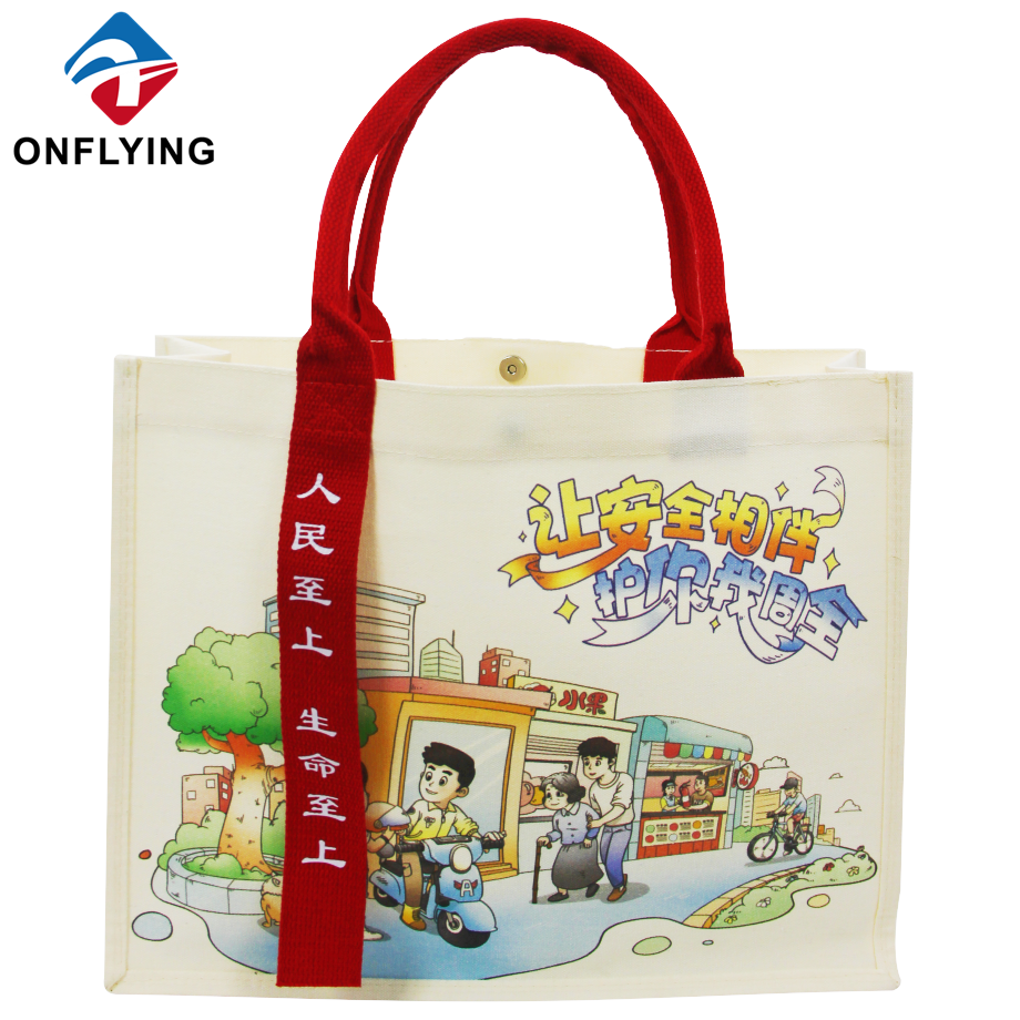 Frauen tragen maßgefertigte Canvas Custom Tasche Großhandel Großhandel Hersteller