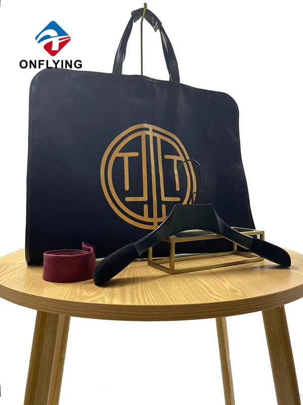 Luxury Black Cottom Garment Suit Bag Factory Supplier