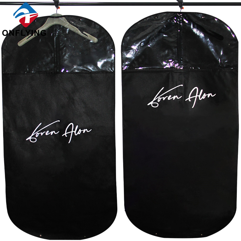 Hot Selling Black Clothes Dust Cover Display Clear Garment Bag Packaging Factory Supplier