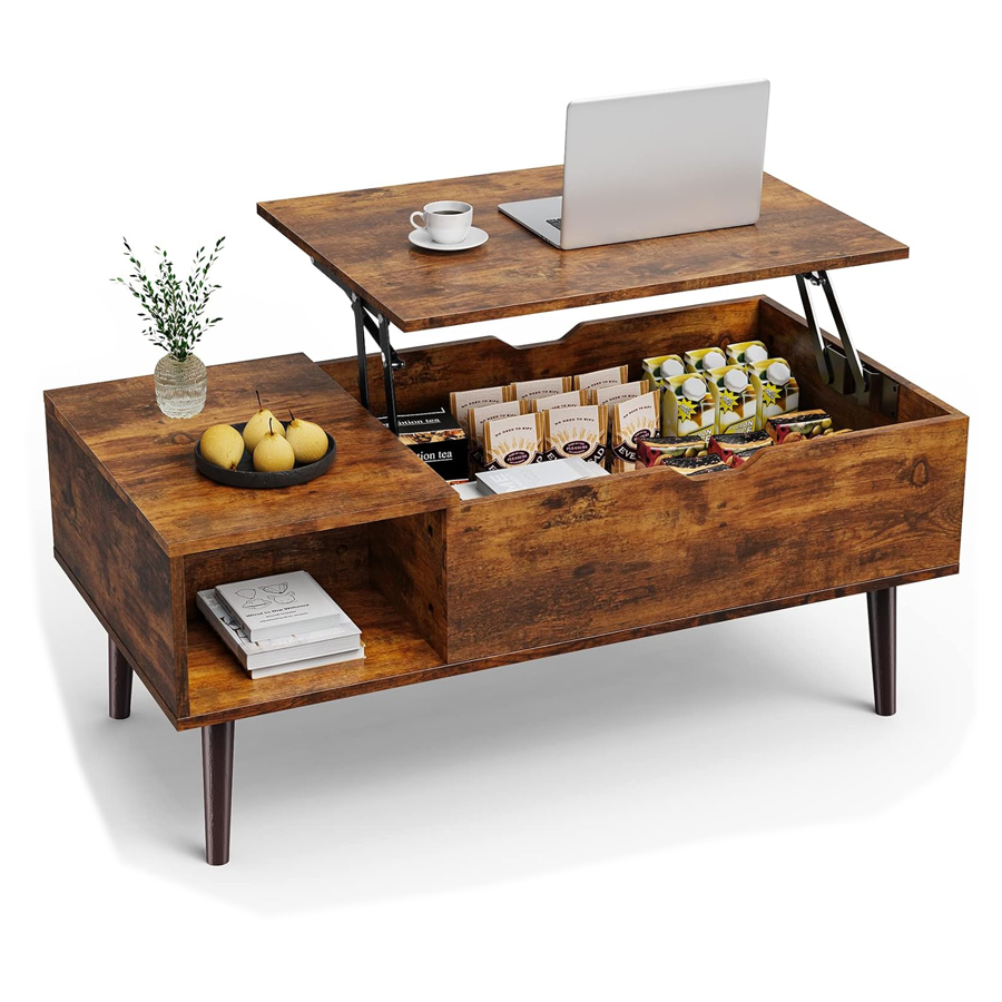 Wholesale Coffee Tables, Wooden Dining Center Tables with Storage Space