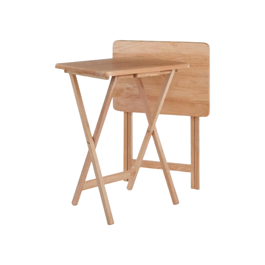 Wholesale Wooden Folding Table Rectangular Folding Tv Tray Table