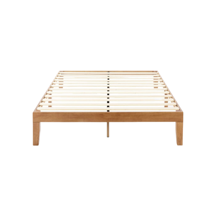 Wholesale Solid Wood Bed Frame, Queen Size Bed Base, Luxury Modern Wooden Double Bed