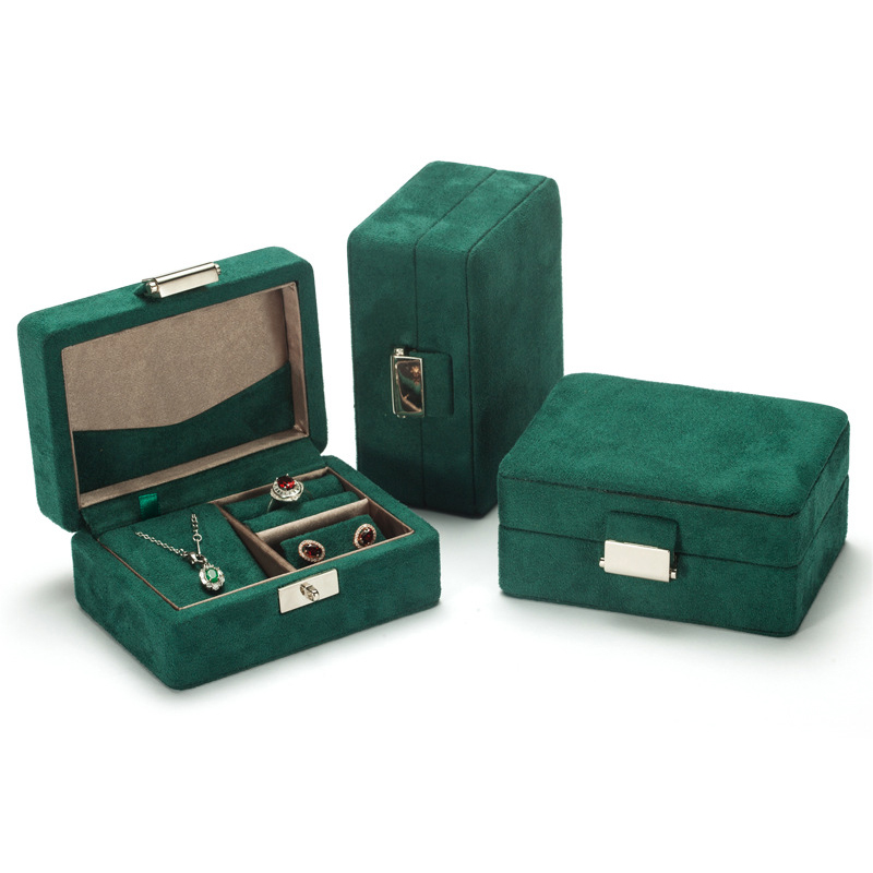 FANAI luxury suede wooden jewelry storage case in small qty good quality