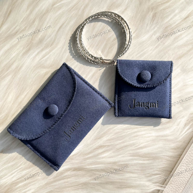 New launching bespoke jewelry boutique accessory packaging button pouch