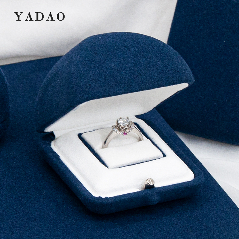 YADAO factory wholesale velvet material jewelry box set with ring earring necklace braclet box