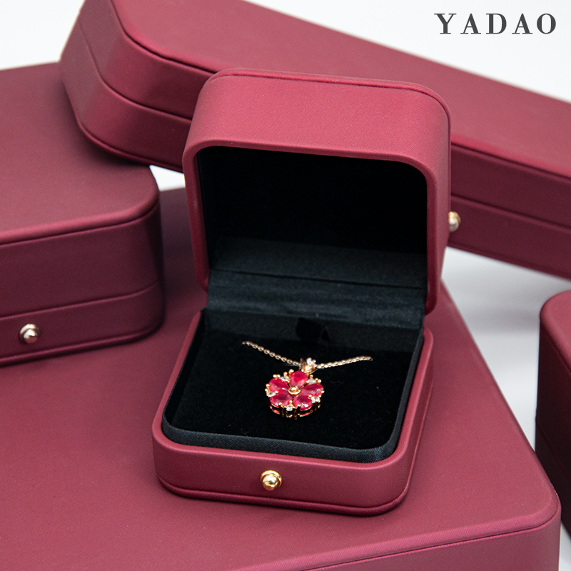 High-ed Custom high quality leather box set  for jewelry packaging