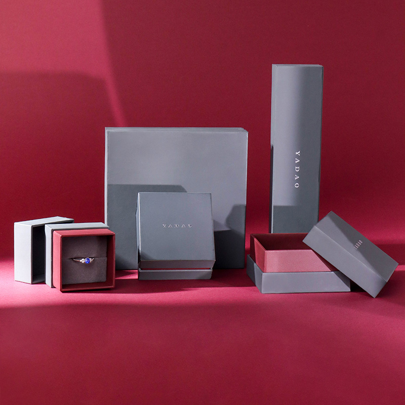 top lid cardboard fancy box all sizes fit different jewelry big necklace set square design packaging shipping box