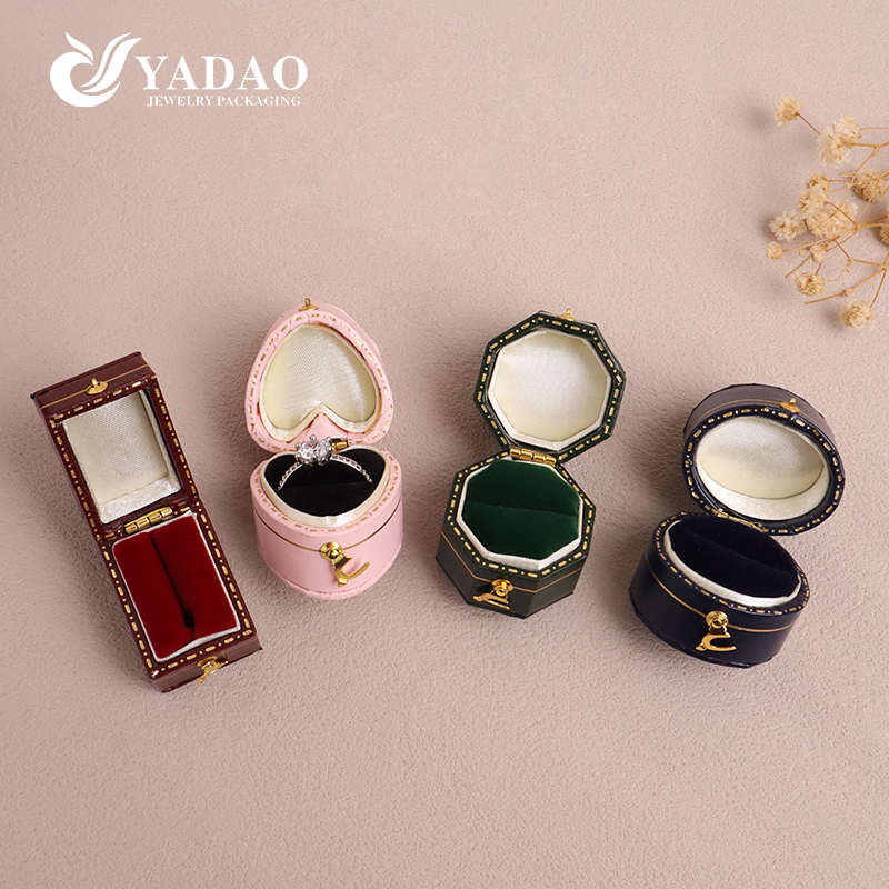 Cincin Pertunangan Vintage Koleksi Perhiasan Antik Desain Kotak Mini