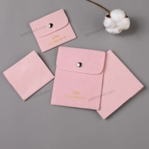 Čína Velvet sáčku s uzávěrem v Candy Pink Color výrobce