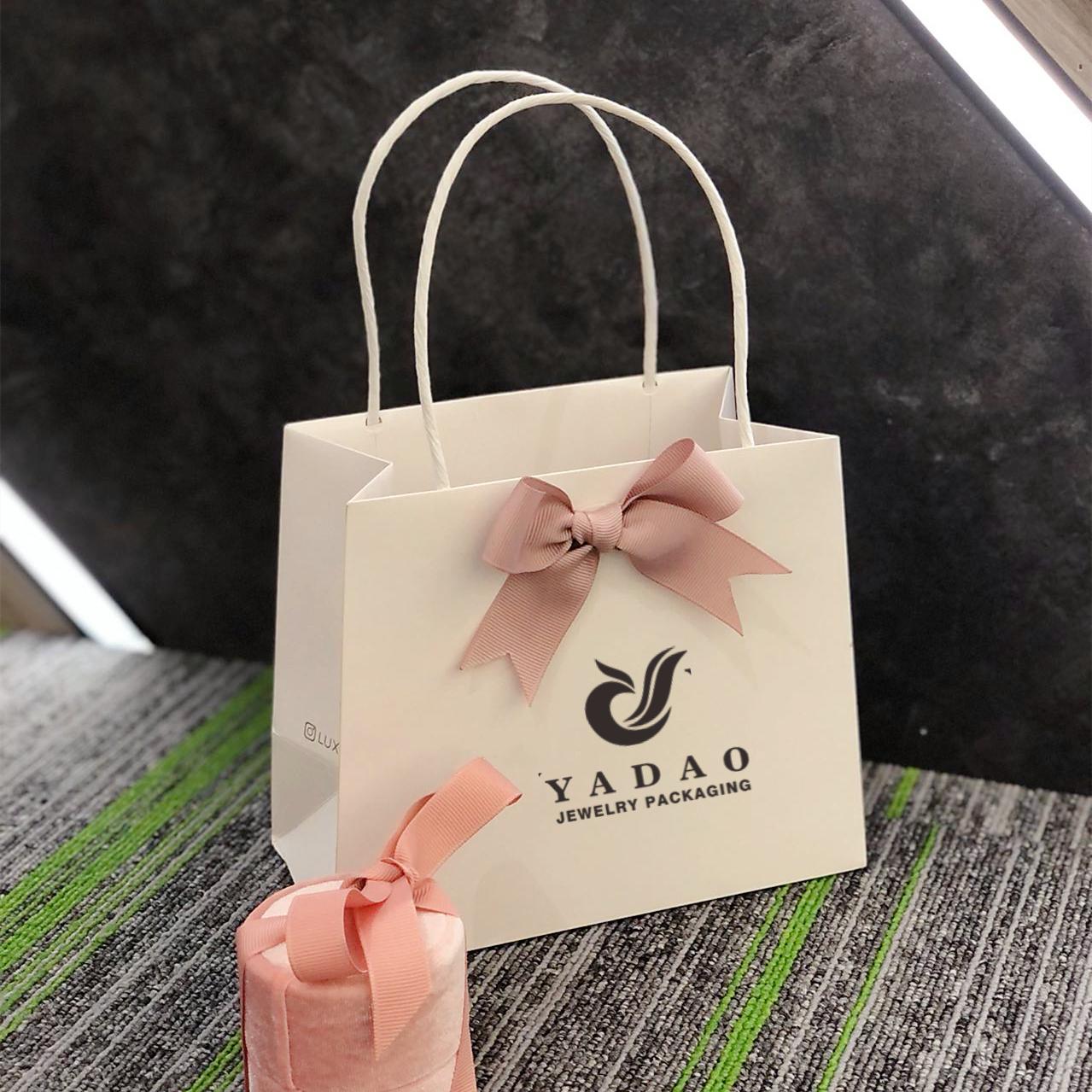 Yadao shopping paper bag with paper rope handle