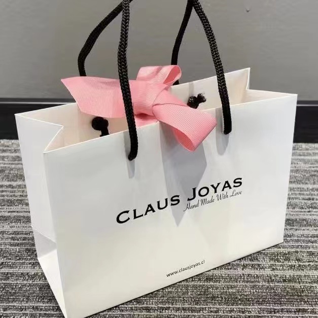 Yaodao wholesale custom logo gold foil logo luxury gift bags shopping bags paper bags