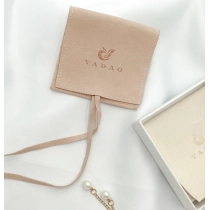 China Yaodao 8x8cm envelope plano de luxo microfibra bolsas de joias com logotipo para caixa de joias fabricante