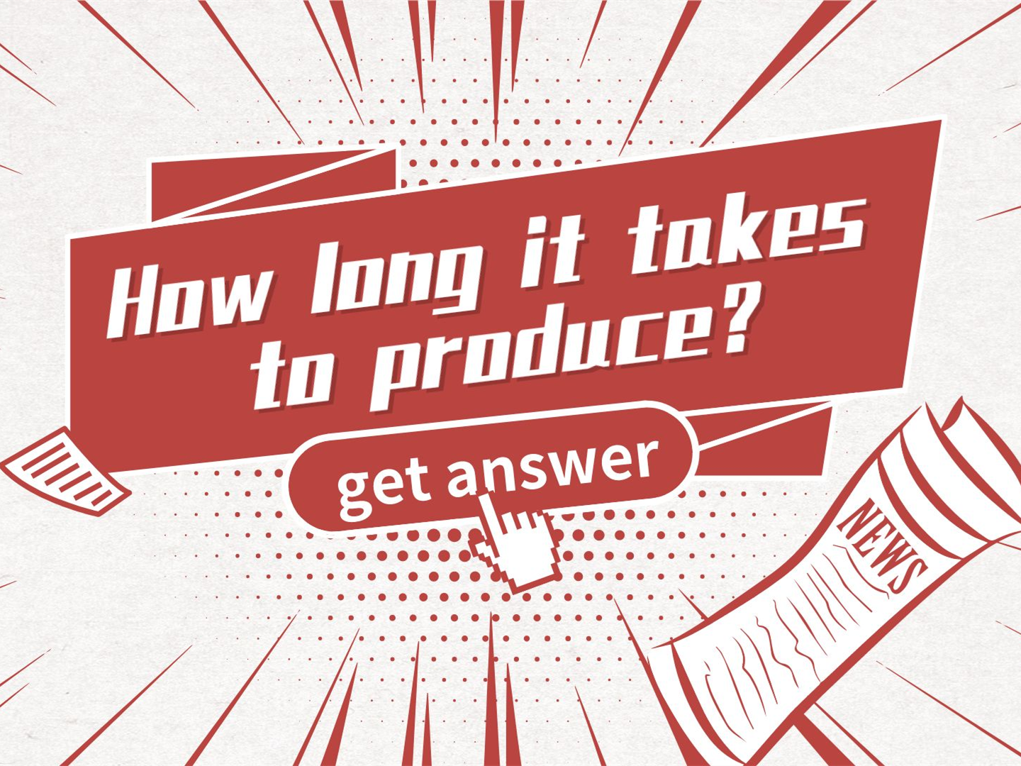 How long does it take to produce a pouch?
