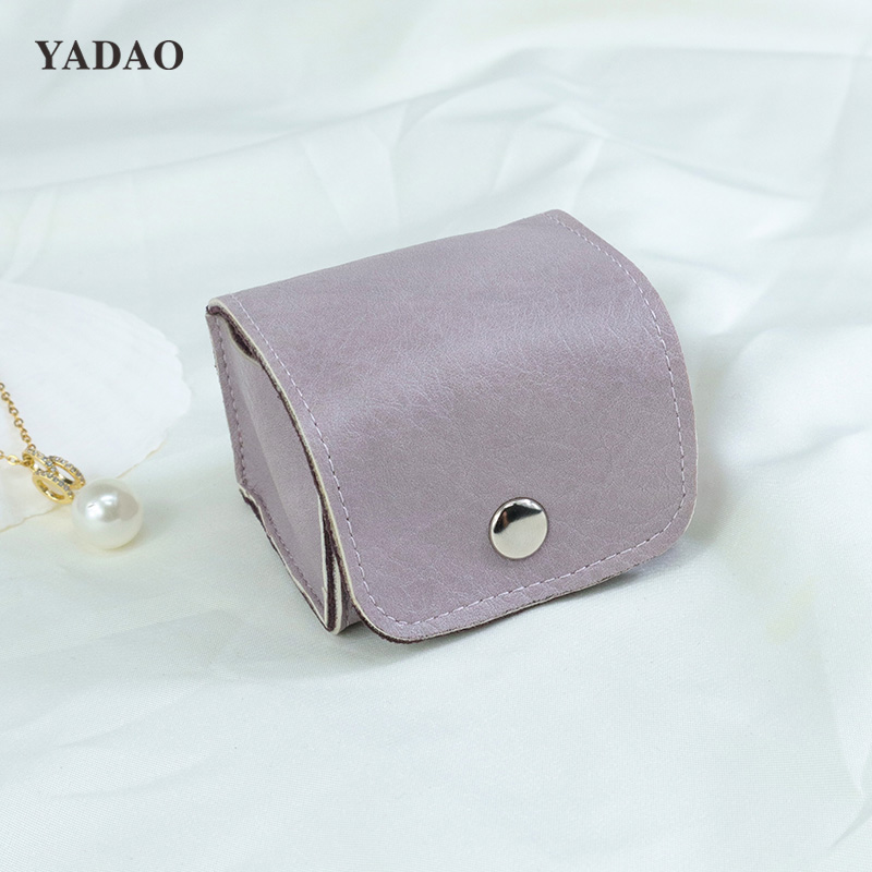 Portable ring jewelry storage pouch with snap design - COPY - dppr5o