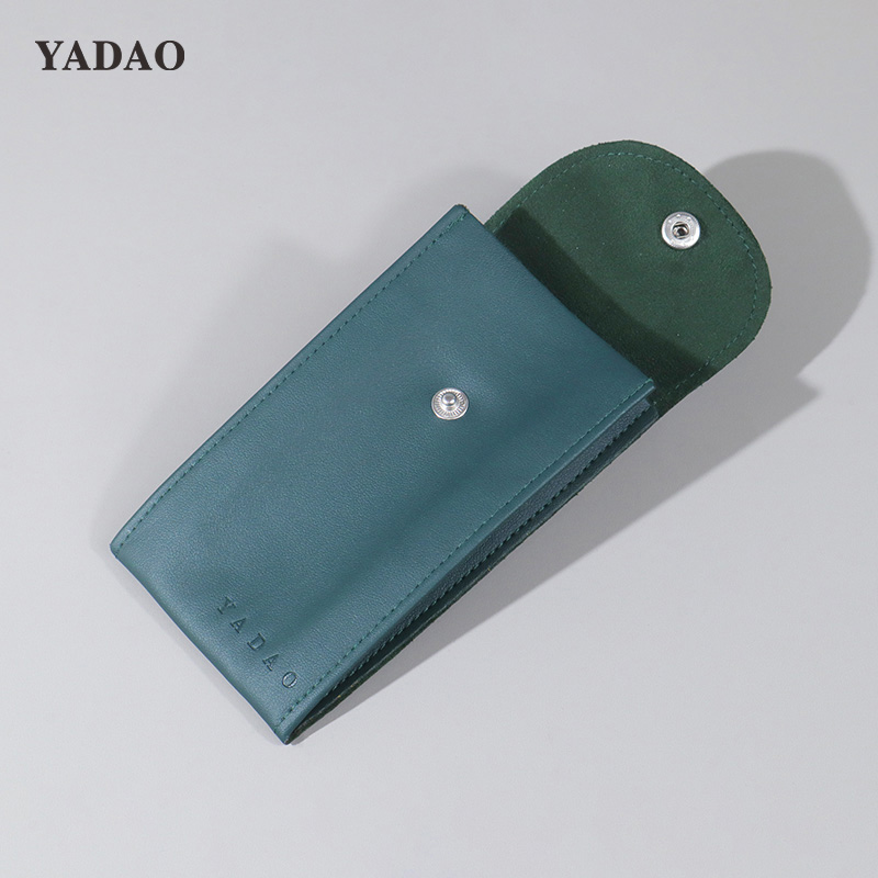 watch pouch finished by different green